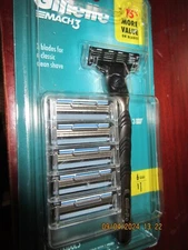 GIILLETTE Mach 3   1 Razor 6 Refills NEW