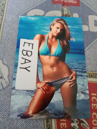JESSICA ALBA, HOT SEXY AT BEACH, GLOSSY COLOR 4X6 PHOTO, BRANDNEU