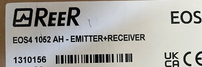 ReeR EOS4 1052 AH 1310156 Hand Detection Safety Light Curtain Automatic Restart