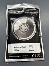 Ghost Design Gyro Spin Top - Stainless Steel. Mirror - Kickstarter 120g 65mm NEW