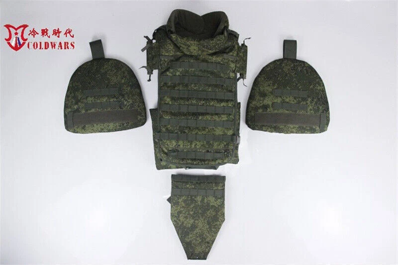 Russian 6b45 Tactical Outdoors EMR Vest Combat Gear Protective Molle Bag Set  - Image 2 of 4