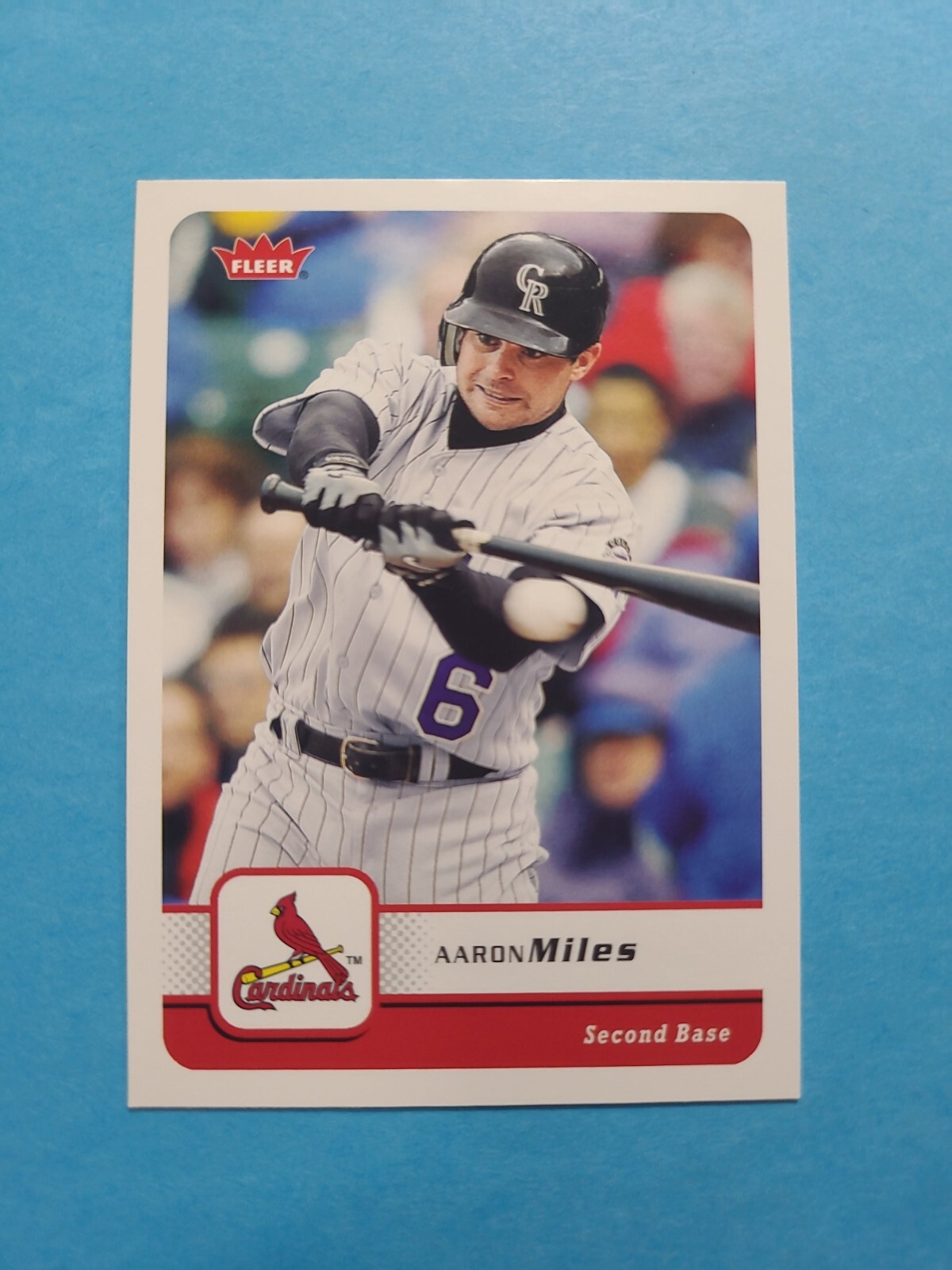 AARON MILES 2006 FLEER BASEBALL CARD # 321 G1606