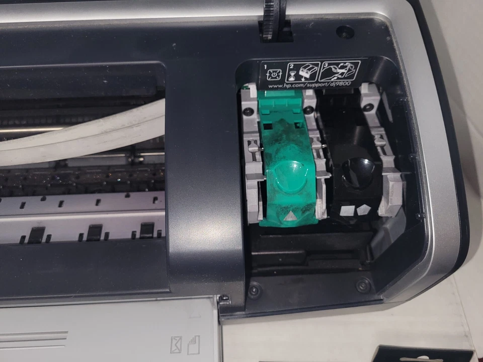 HP Deskjet 9800 Wide Format Color Printer C8165A 13" Inkjet 2 NO DISC - Image 3 of 4