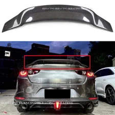Carbon Fiber Rear Trunk Spoiler Lip Wing For Mazda 3 Sedan Axela 2014-2018