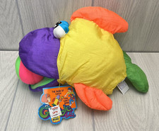Vintage Commonwealth Fish Plush Nylon Puppet Parachute Stuffed Animal NEW