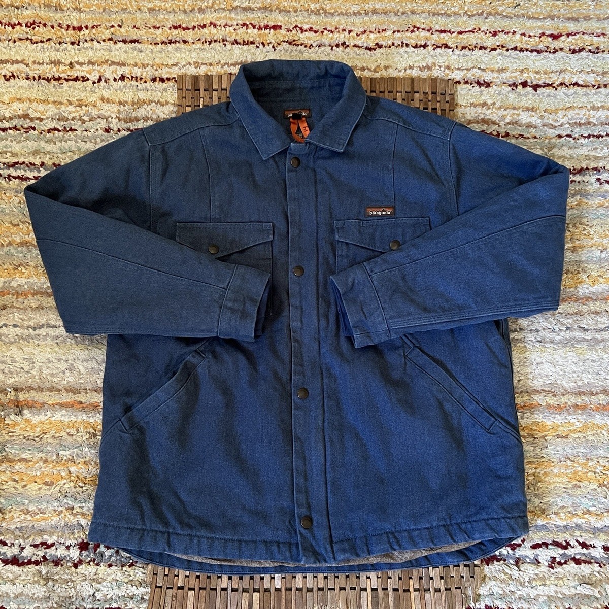 Patagonia Iron Forge Denim Insulated Trucker Jacket Indigo Patagonia Iron Forge Denim Insulated Trucker Jacket Indigo