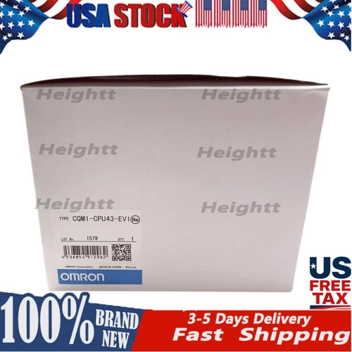 Omron CQM1-CPU43-EV1 CPU Module CQM1CPU43EV1 UPS/DHL Fast  US Free TAX