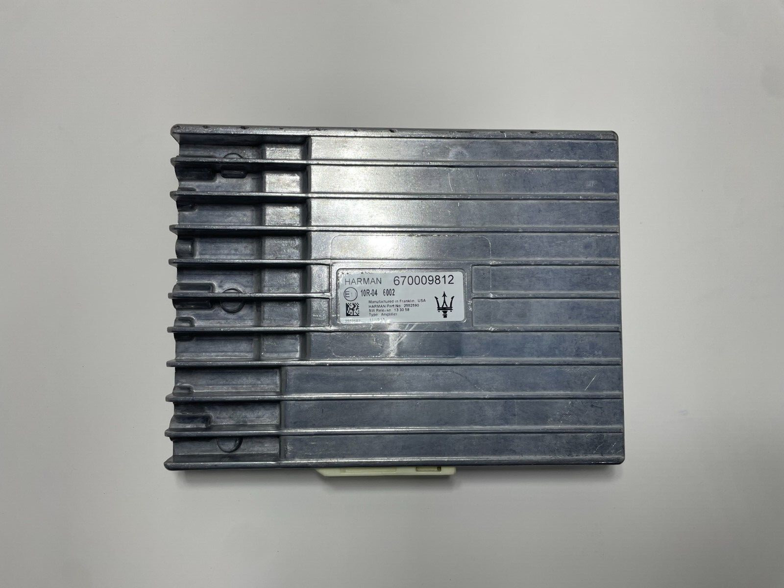 14-16 MASERATI GHIBLI QUATTROPORTE M156 STEREO AUDIO AMP AMPLIFIER 670009812 OEM