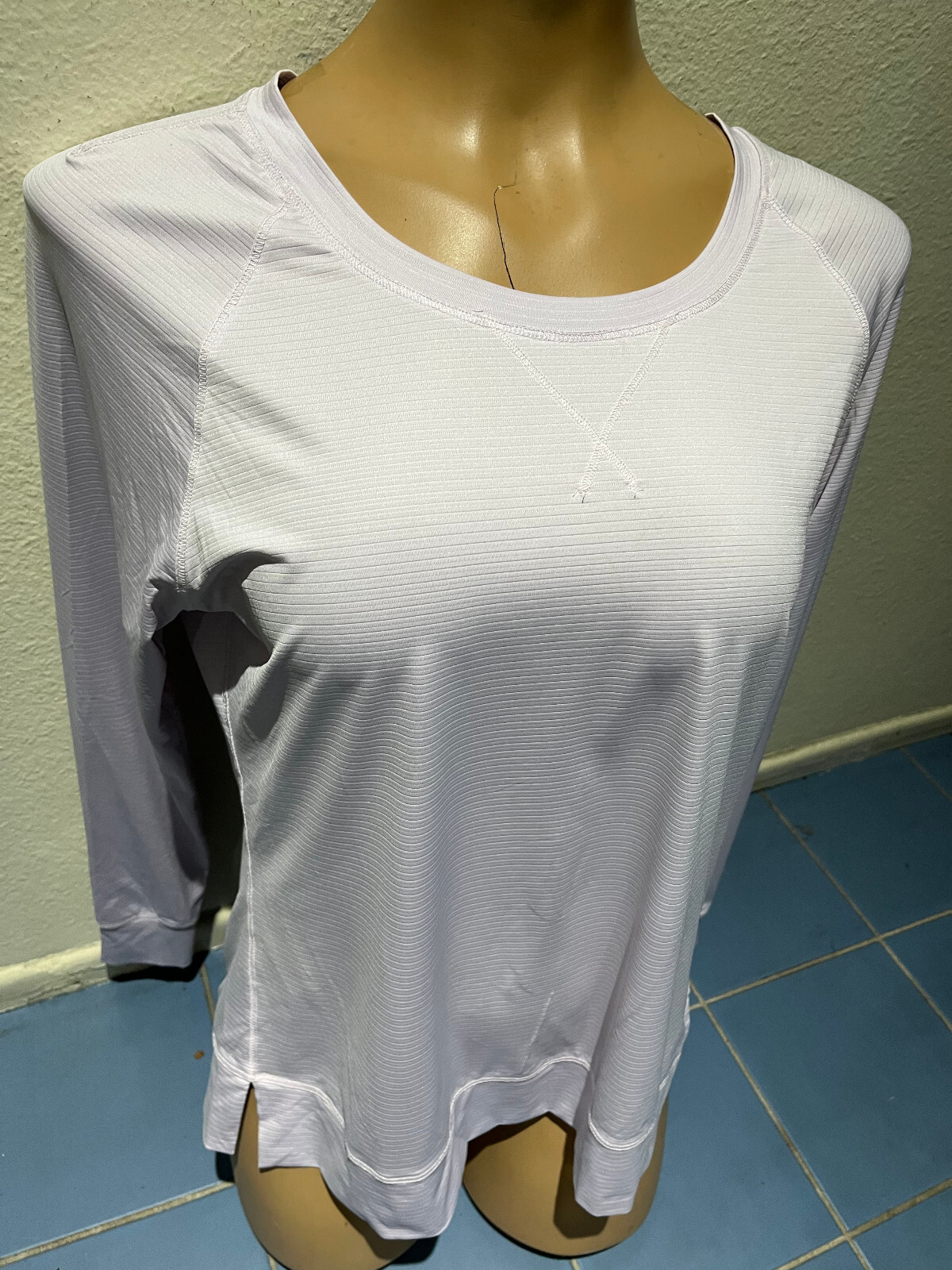 Straight Down Performance Light Lavender Long Sle… - image 1