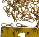 ONE Vtg Swivel Clip Gold Tone. Pocket Watch Chain Repair Clasp/ Dog Clip. NOS — photo 4