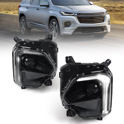 For 2022-2023 Chevy Traverse LED Headlights Headlamp Assembly w/DRL Left & Right