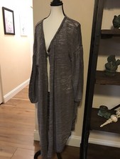 Free People Maxi Drop Shoulder Modern Comfy Timeless Winter Cardigan Duster
