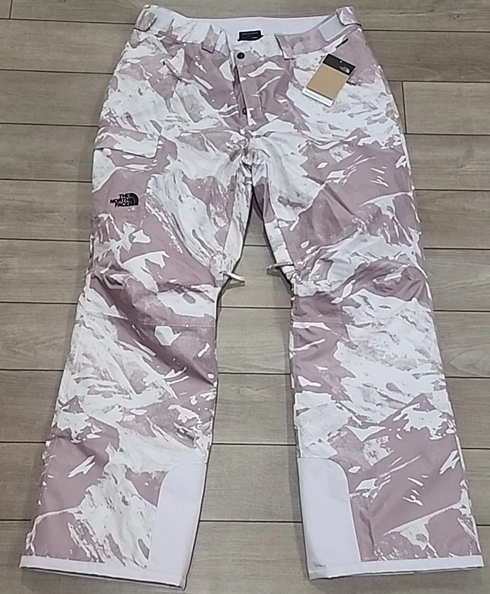 $169 The North Face Freedom Snowboard Snow Ski Pants Womens XL Reg Lavender Fog