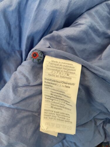 Women’s Madewell Blue Calico Print Tiered Midi Dress Size XS (runs big) - Picture 8 of 9