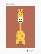 Baby Giraffe Needlepoint Kit or Canvas