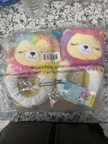 Squishmallows Kids Rainbow Lion Slipper 13-1 - 第 1/9 張圖片