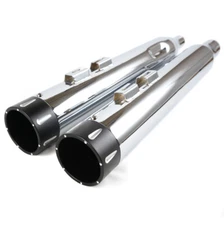 SHARKROAD 4" Slip On Mufflers For Harley Touring 17-UP Road GlideUpgrading