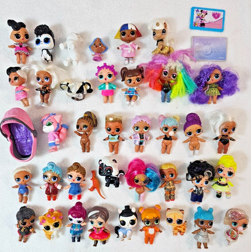 LOL Surprise Pink Storage Case 39 Dolls & Pets - Thrilla Neon Kitty Glitter more - Picture 2 of 7