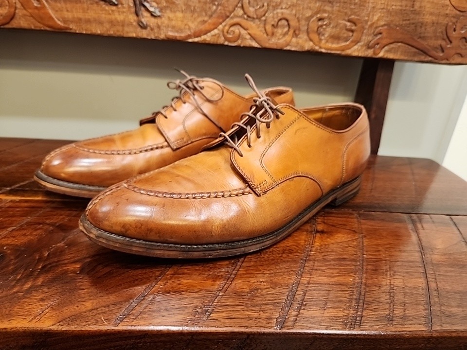 Alden 962 Burnished Tan Calfskin Norwegian Front Blucher