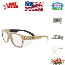 Y50 Safety Glasses - ANSI Z87.1 Certified, Anti-Fog Clear Lens with Side Shields