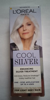 L'Oreal Paris Cool Silver Enhancing Treatment One Step For Light Grey Hair