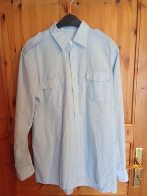 Hemd hellblau Gr. 40 Vintage 70's