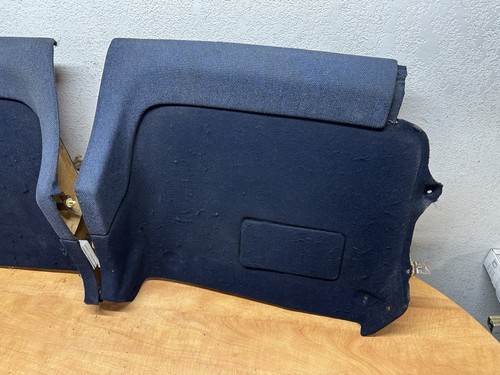 1990 Nissan 300zx Z32 2+0 OEM Blue Interior Rear Back Panel Trim PAIR L/R - Picture 3 of 5
