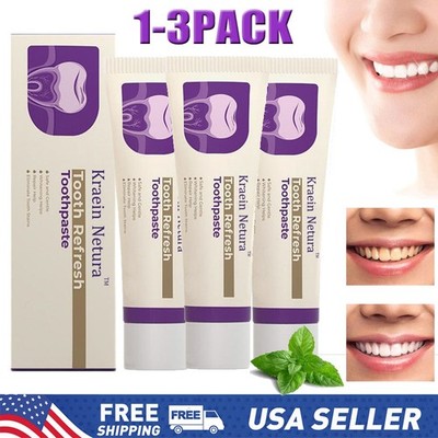 KREAIN Nature Oral Care Toothpaste for Toothacne, Sensitivity & Bad Mouth 1-3PCS