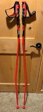 Rossignol Hero GS / SG bend 140 cm / 56 inch red black trangular Ski Poles NOS