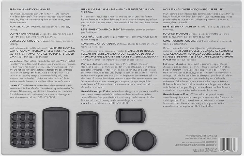 (2sets) Wilton Perfect Results Premium Nonstick 6 PIECE Bakeware Essentials Set - Image 2 of 4