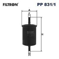 Filtron PP 831/1 Kraftstofffilter In-Line ARO Chery CitroËN Dacia