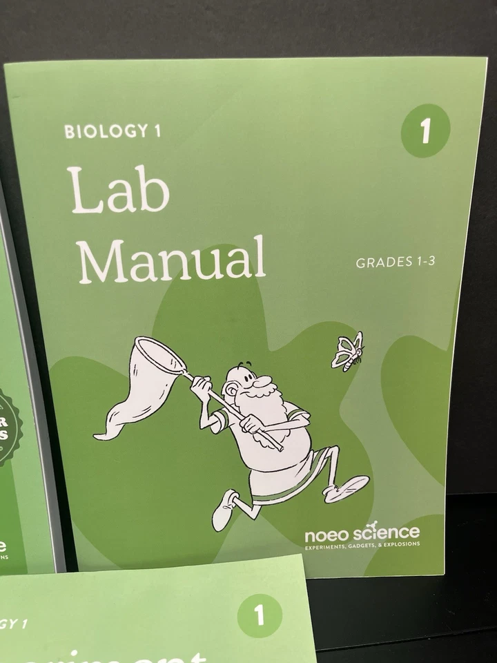 Noeo Science Biology 1 Lot Grade 1-3 Instructor’s Guide Lab Manual Experiment - Image 3 of 4