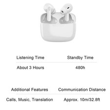Language Translator Earbuds Supports 114 Languages Real Time