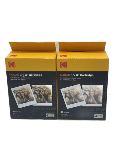 Kodak 3 x 3 Instant Print Cartridge Mini Shot, 30 Prints 2-Pack