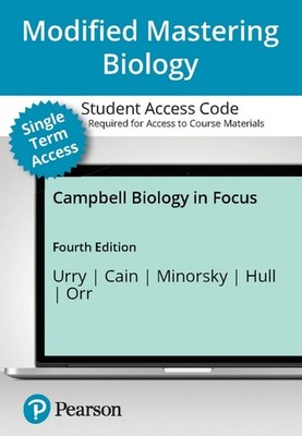 Modified Mastering Biology Campbell Biology in Focus 4th Edition (18-Weeks) Code