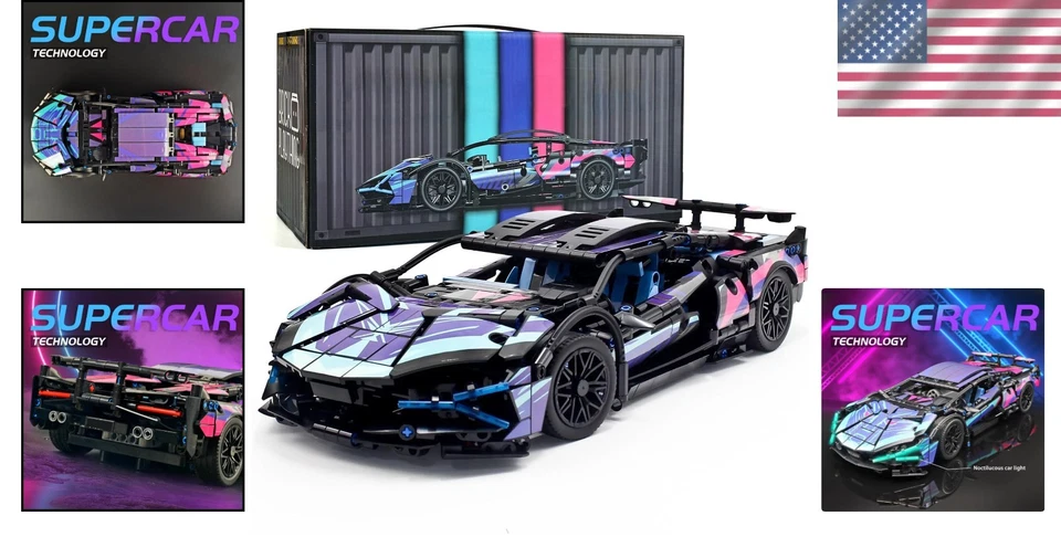 Super Technical Lambo Car Building Kit - Image 2 of 4