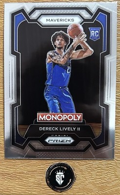 Dereck Lively II 2023-24 Panini Prizm Monopoly Base Rookie #24 Dallas Mavericks