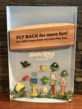2016 McDonald's Angry Birds Movie Happy Meal Toy Display Collectible