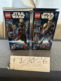 Lego Star Wars Buildable Figures 75523 Open Box+75524 Sealed!!