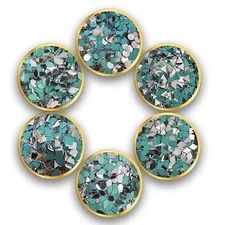 Craft Sheesha Mirror Pieces For Home Decor, Jewelry Making & Multi Purpose