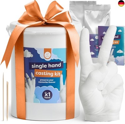 3D Einzelhand-Guss-Kit, DIY Hand-Skulptur für alle Altersgruppen, Erstelle perso
