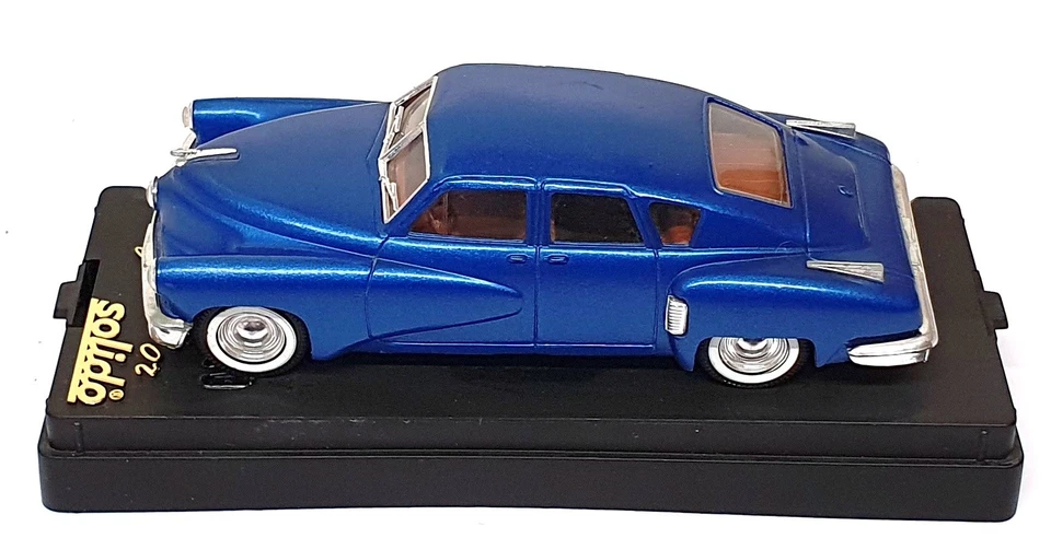 Torpedo Tucker Solido escala 1/43 Diecast 4524 - 1948 - Met. Azul Foto 4 de 4