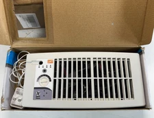 Suncourt Flush Fit Floor/Wall Register Booster Fan Quiet 5-Speed HC500-W (White)