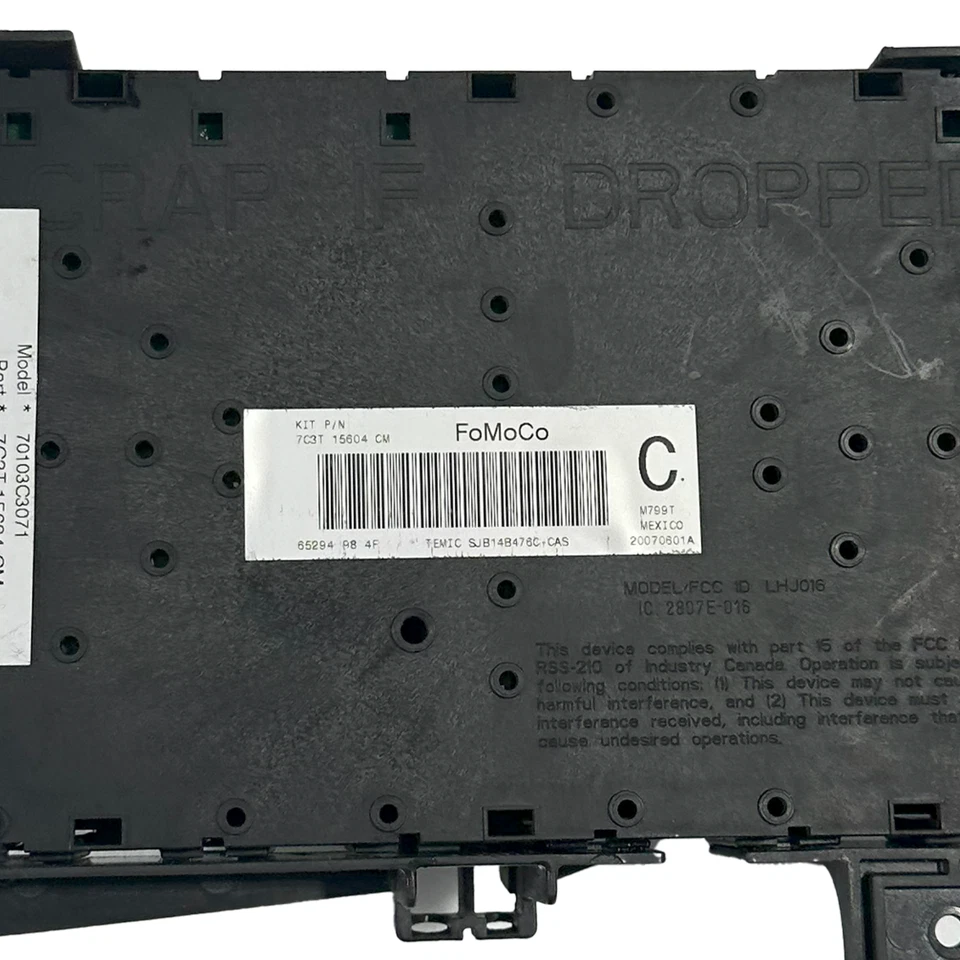 Коробка предохранителей 2008-2010 Ford F-250 F-350 Super Duty 5,4 л 7C3T-15604-CM от оригинального производителя - Изображение 3 из 3