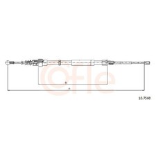 2x Handbremsseil hinten für Audi TT 8N3 8N9 | 24454457