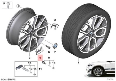 Genuine BMW X1 F39 F48 X1 16d 18d 18dX 18i 20d 20dX 20i Insert 2 36105A116A6