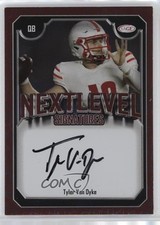 2025 SAGE Low Series Next Level Signatures Red Tyler Van Dyke #NLS-TVD Auto 0l8y