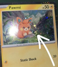 PERFECT WHOLE SWIRL 🌀💫 BLEED Pawmi 074/193 Paldea Evolved Cosmos Holo Promo