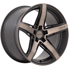 4-New 20" Niche M271 Teramo Wheels 20x9 5x112 42 Black Tint Rims 66.56