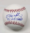 Tippy Martinez Signed Auto Rawlings Official Major League Baseball ORIOLES